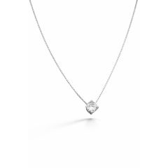 Ezüst nyaklánc 5 mm kővel – állítható 45 cm