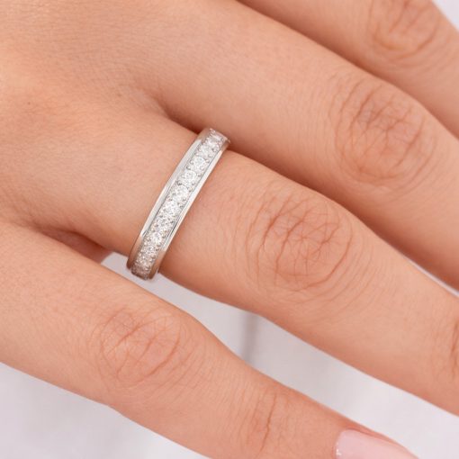 Chloe Csillogás ezüst karika gyűrű cirkónia kövekkel