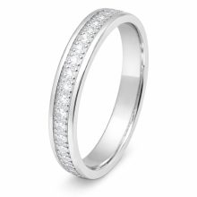 Chloe Csillogás ezüst karika gyűrű cirkónia kövekkel